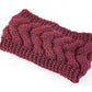 Acrylic Thick Wool Knitted Headband Diagonally Crossed Hair Accessories For Women