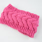 Acrylic Thick Wool Knitted Headband Diagonally Crossed Hair Accessories For Women