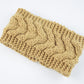 Acrylic Thick Wool Knitted Headband Diagonally Crossed Hair Accessories For Women