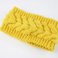 Acrylic Thick Wool Knitted Headband Diagonally Crossed Hair Accessories For Women