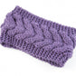 Acrylic Thick Wool Knitted Headband Diagonally Crossed Hair Accessories For Women