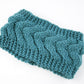 Acrylic Thick Wool Knitted Headband Diagonally Crossed Hair Accessories For Women