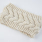 Acrylic Thick Wool Knitted Headband Diagonally Crossed Hair Accessories For Women