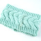 Acrylic Thick Wool Knitted Headband Diagonally Crossed Hair Accessories For Women