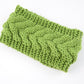 Acrylic Thick Wool Knitted Headband Diagonally Crossed Hair Accessories For Women