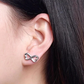 Eternity Heart Stud Earrings Fashion Jewelry for Girls Women Gift Accessories