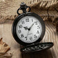 Retro Double-Sided Light Quartz Pocket Watch