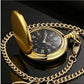 Retro Double-Sided Light Quartz Pocket Watch