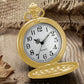 Retro Double-Sided Light Quartz Pocket Watch