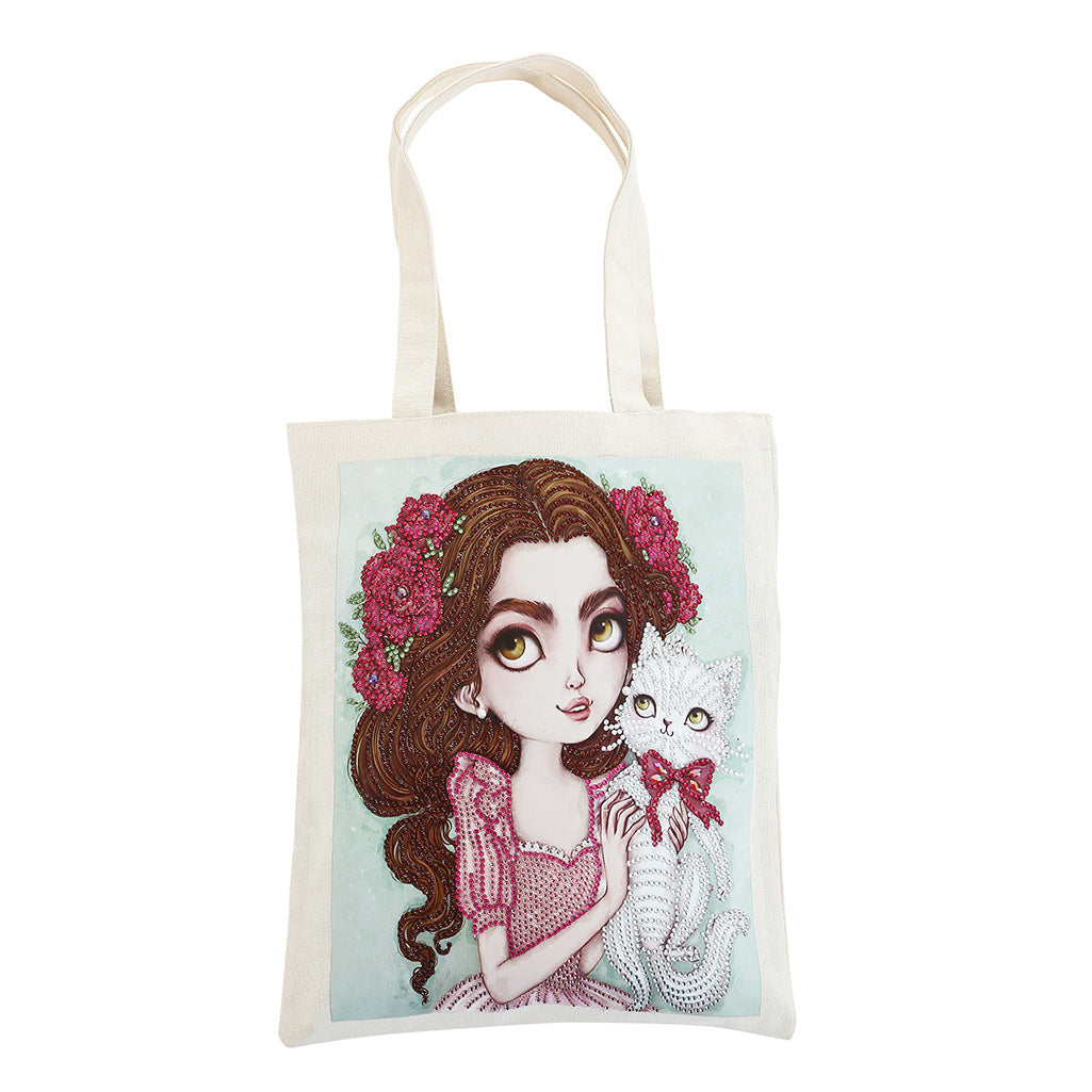 Diy Diamond Painting Eco Bag Handmade