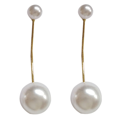 Simple Imitation Pearl Drop Earrings Cute Dangle Earrings Women Jewelry Gift for Her