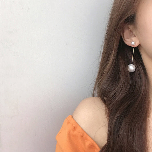 Simple Imitation Pearl Drop Earrings Cute Dangle Earrings Women Jewelry Gift for Her