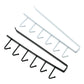 Wrought Iron Cabinet Storage Rack Free Punching Multi-function Row Hook
