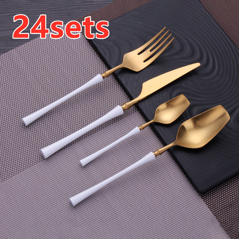 Four-piece Stainless Steel Cutlery Spoon