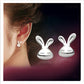 Rabbit Cute Stud Earrings Women Charm Stud Jewelry Birthday Holiday Gifts
