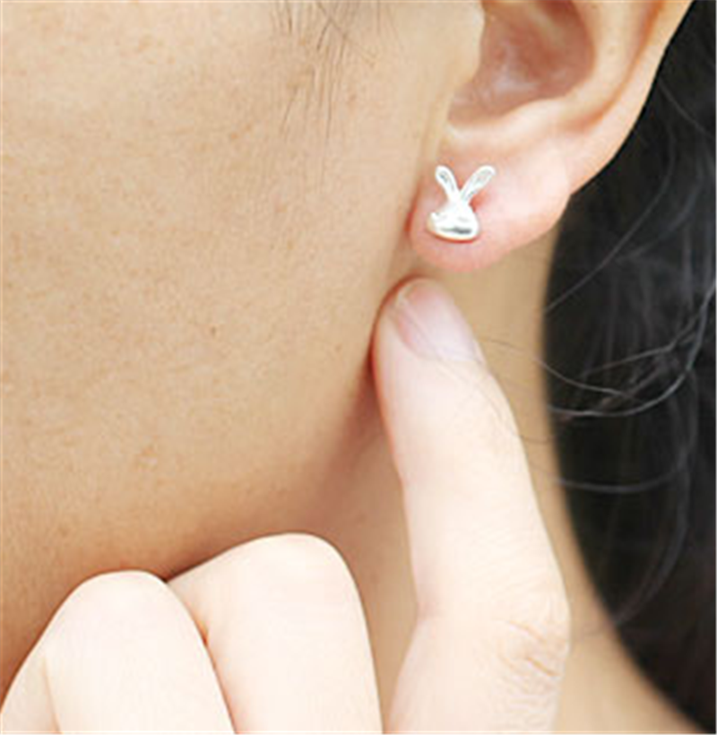 Rabbit Cute Stud Earrings Women Charm Stud Jewelry Birthday Holiday Gifts