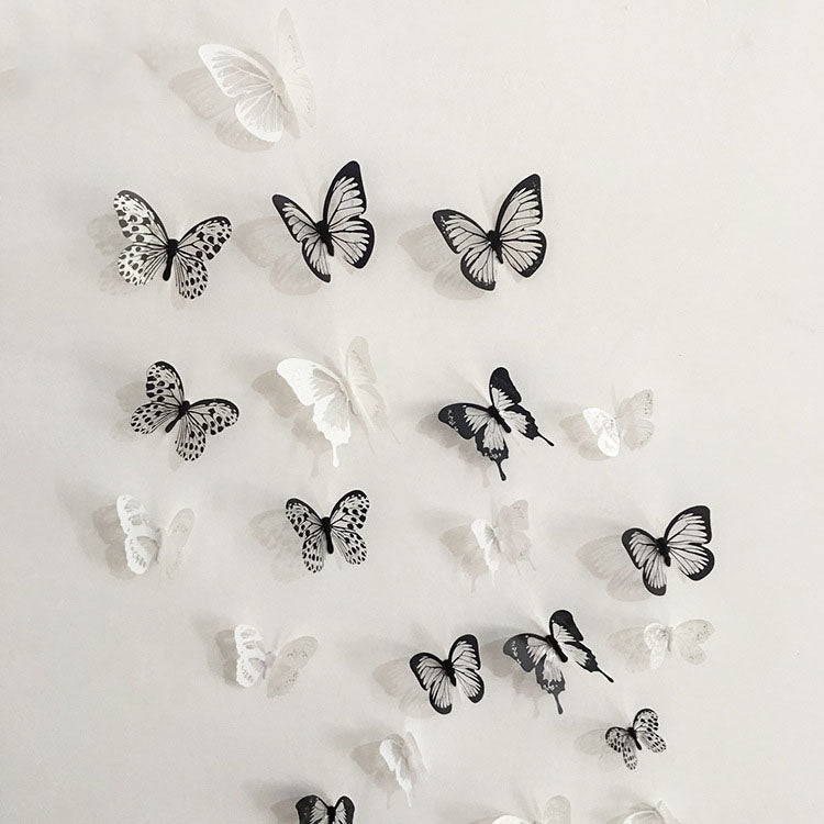 Household Color Butterfly Three-dimensional Wall Sticker