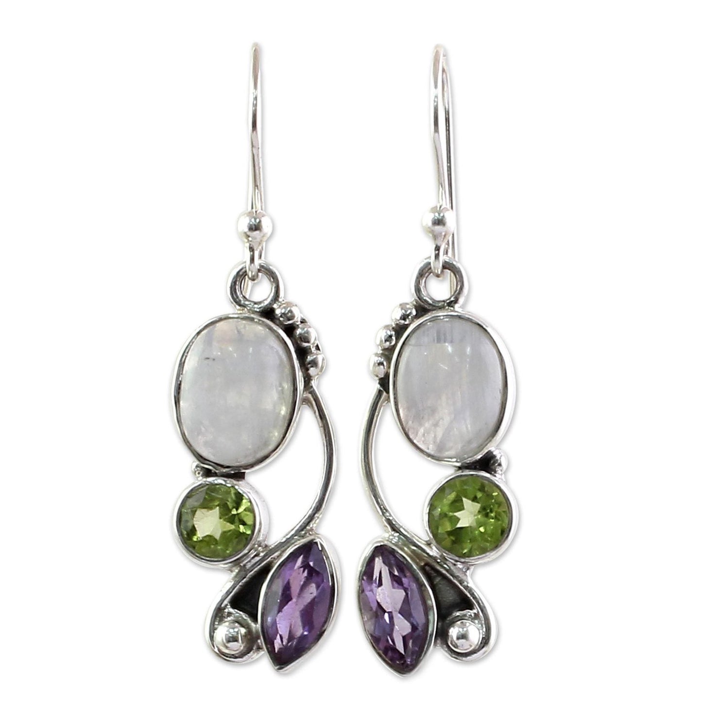 Multicolor Vintage Stone Design Gift Earrings Dangle Women Fashion Jewelry Jewellery