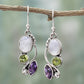 Multicolor Vintage Stone Design Gift Earrings Dangle Women Fashion Jewelry Jewellery