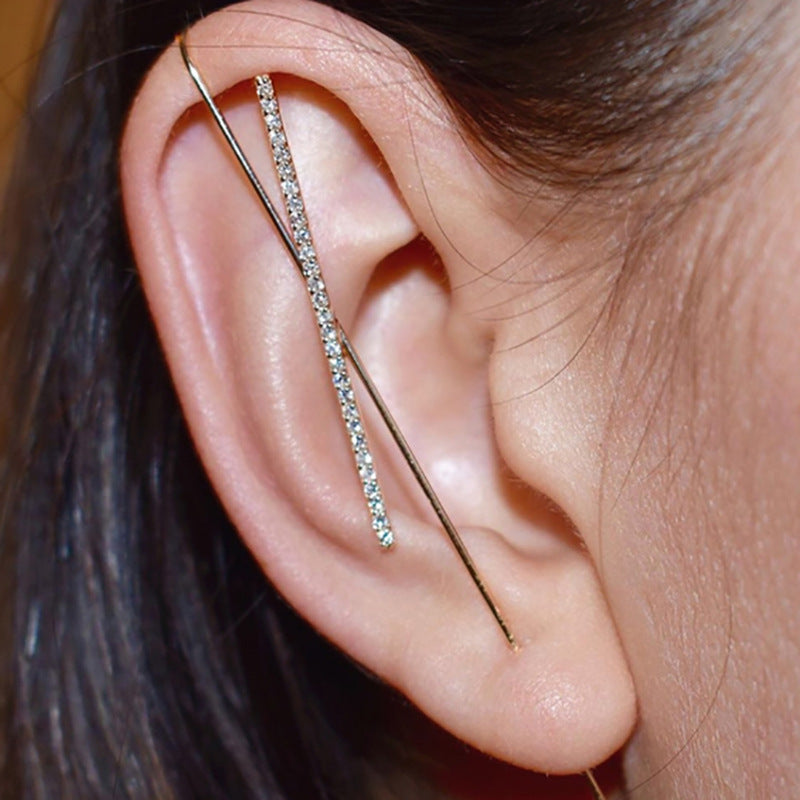 Temperament Cold Wind Piercing Ear Acupuncture Ring