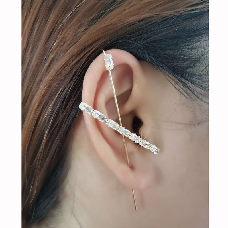 Temperament Cold Wind Piercing Ear Acupuncture Ring