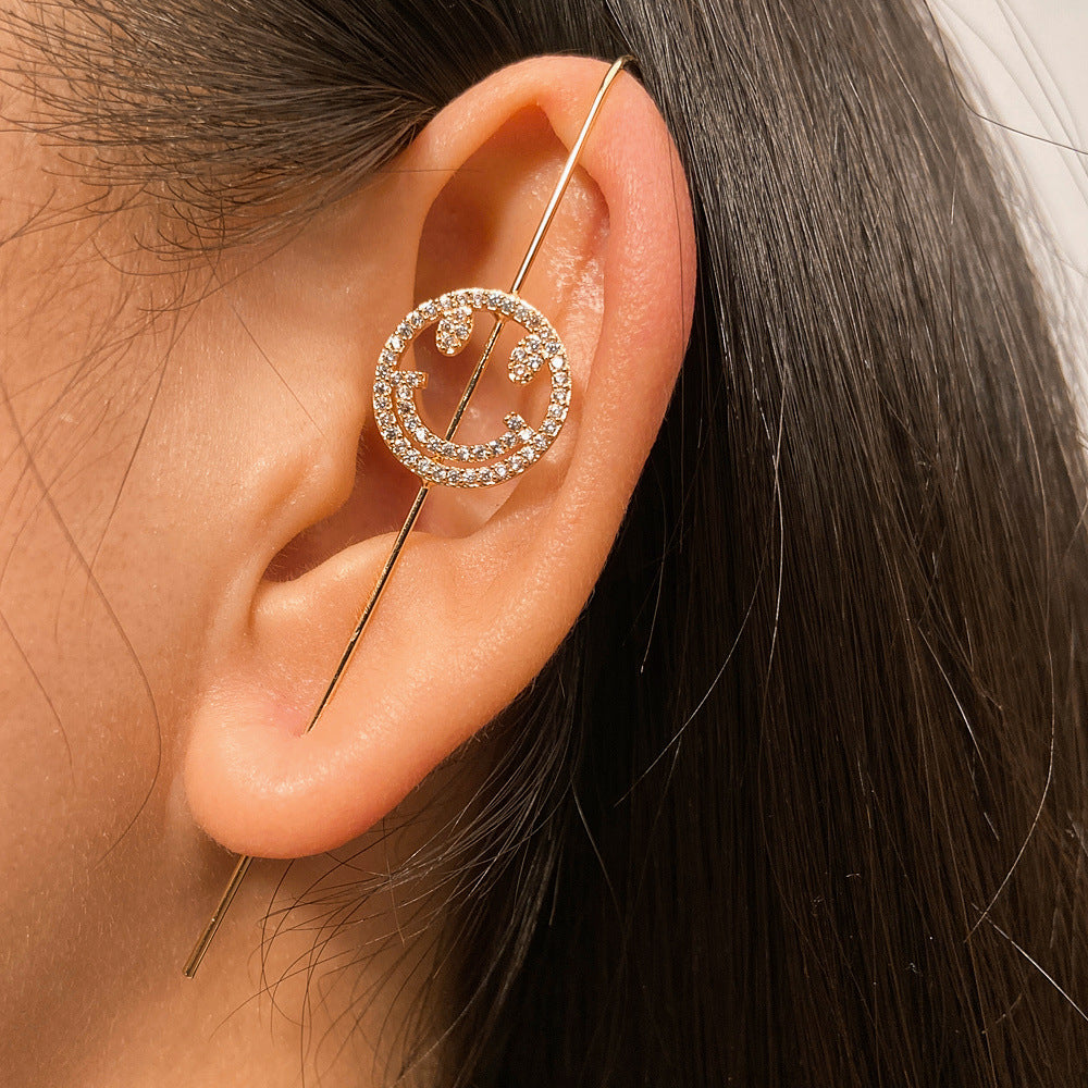 Temperament Cold Wind Piercing Ear Acupuncture Ring