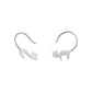 Cat Shape Stud Earrings Women Jewelry Mom Gift Everyday Wear Earrings