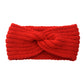 Knitted Cross Headband Ear Protection Braided Headband