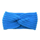 Knitted Cross Headband Ear Protection Braided Headband
