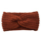 Knitted Cross Headband Ear Protection Braided Headband