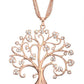 54MM Big Tree Of Life Pendant Necklaces Drilling CZ Zircon Multi Layers Chains Long Necklace Jewelry Gifts For Her