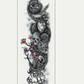 Waterproof full arm tattoo sticker