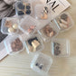 10pcs Clear Jewelry Box Storage Container Rings Necklace Plastic Organizer Boxes