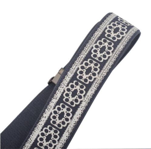 Creative Lazy Belt Fat Elastic Belt Men And Women Outdoor Sports Elastic Invisible Belt Vintage Print No Buckle Stretch Plus Belt