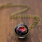 Nebula Galaxy Double Sided Pendant Necklace