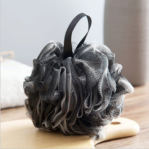 Black bamboo charcoal fiber bath ball