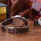 Casual steel belt men's watch couple watch