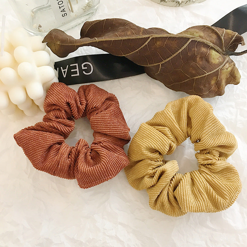 New Style Headband Corduroy Headband Autumn And Winter Cloth Pure Color