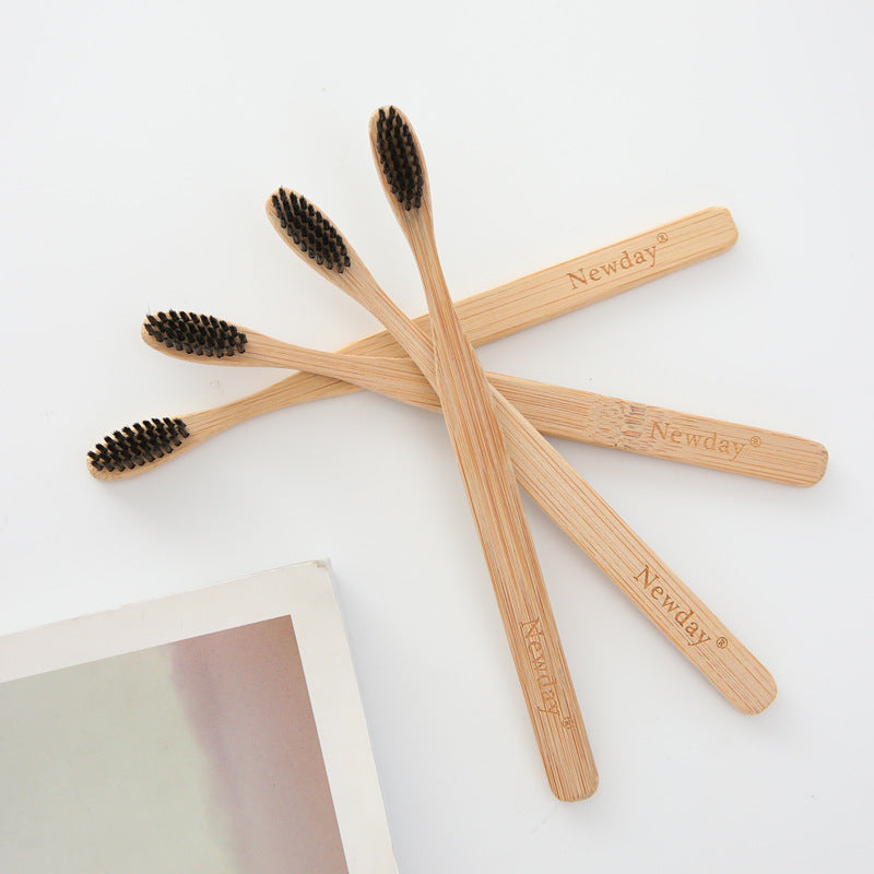 Natural Pure Bamboo Toothbrush Portable Soft Hair Tooth Brush Eco Friendly Brushes Oral Cleaning Care Tools