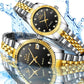 Golden couple watch men