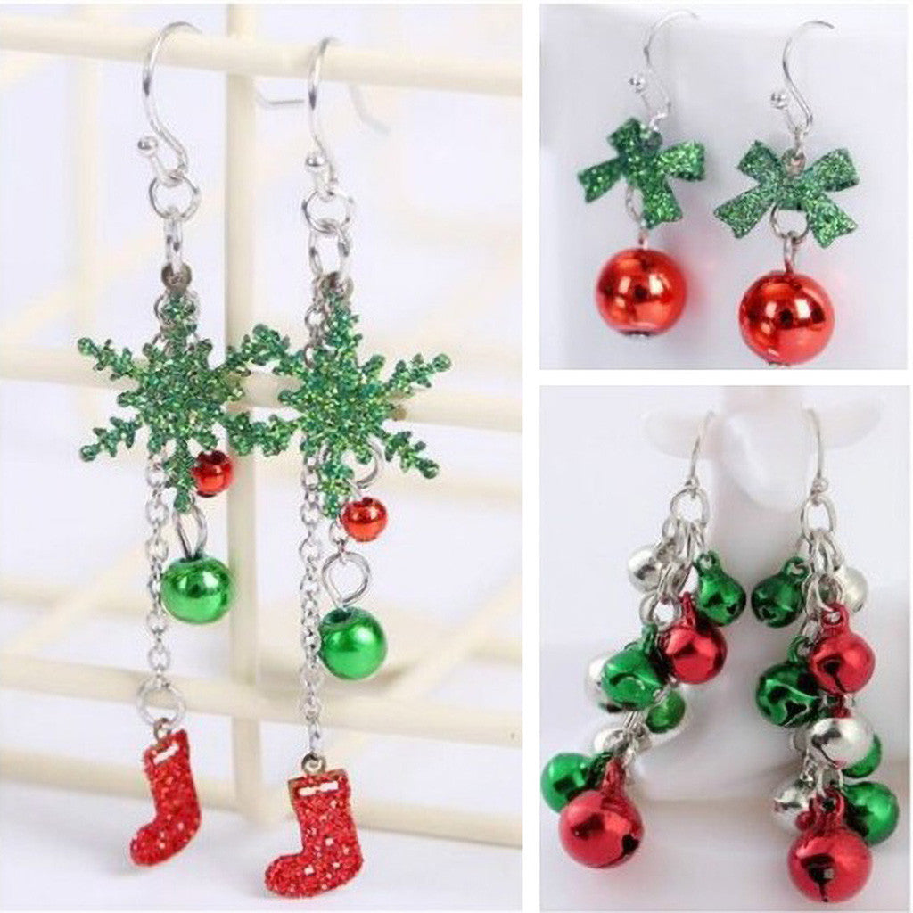 Christmas earrings