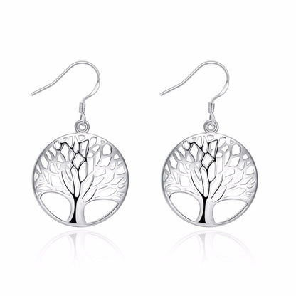 Tree Pendant Jewelry Fashion Dangle Earrings for Girls Party Birthday Gift