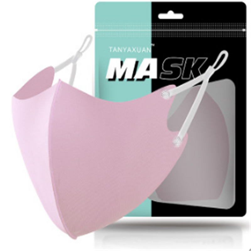 Spring and summer ice silk cotton mask