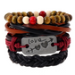 Fashion Beaded Leather Bracelets And Bracelets