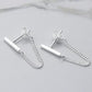 Simple Chain Design Stud Earrings Women Jewelry Gift for Her Accessories