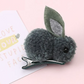 Hair ball rabbit hair ring