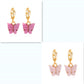 Women's Fashion Colorful Acrylic Butterfly Earrings