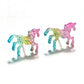 Glitter Unicorn Stud Earrings Fashion Jewelry for Girls Women Gift Accessories