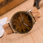 Fashion Wood Grain Watch Four Figures Men And Women Popular Wood Watch