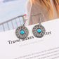 Vintage White Flower Dangle Earring Exquisite Fashion Drop Earrings For Women
